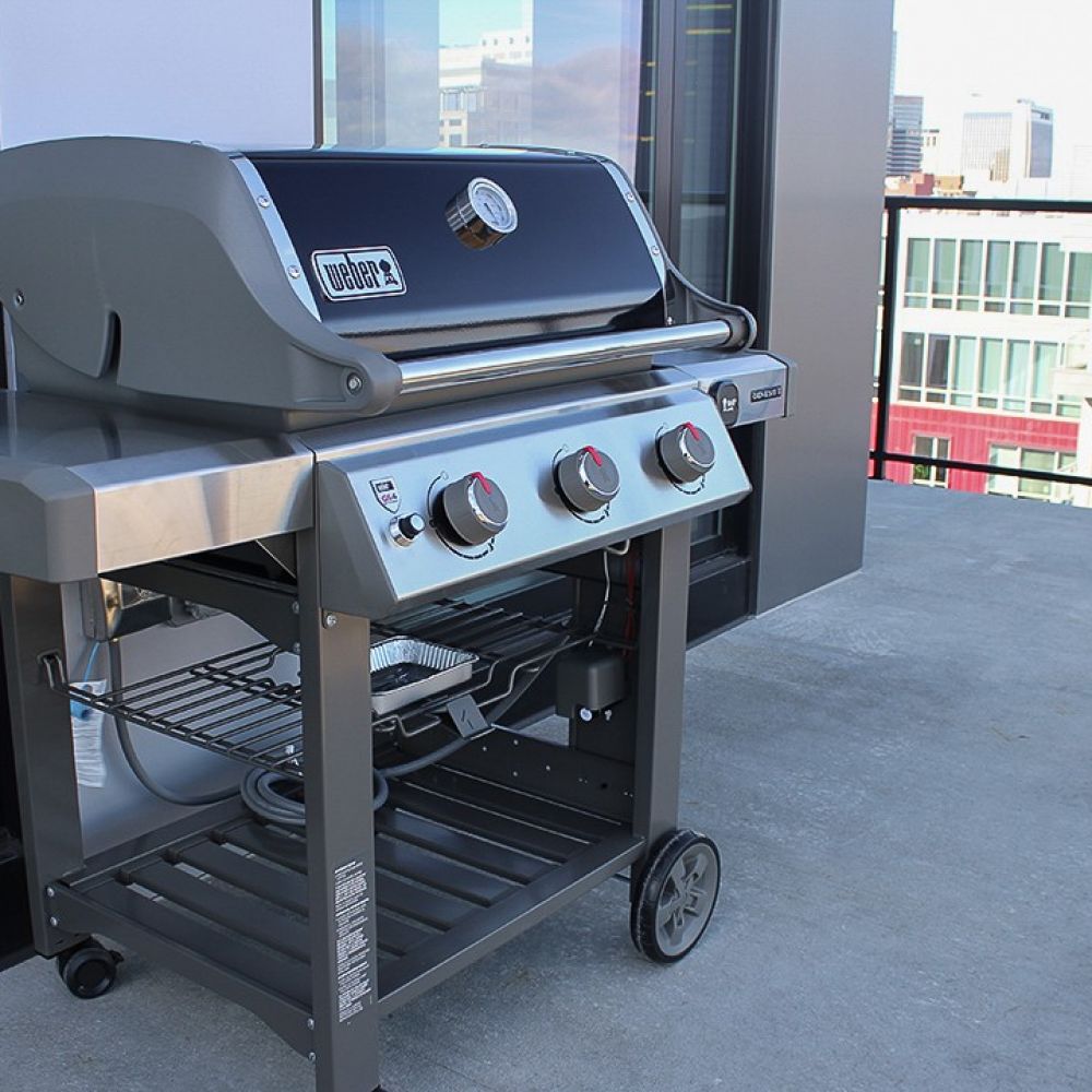 Weber® Patio grill at Encore Luxury Apartments